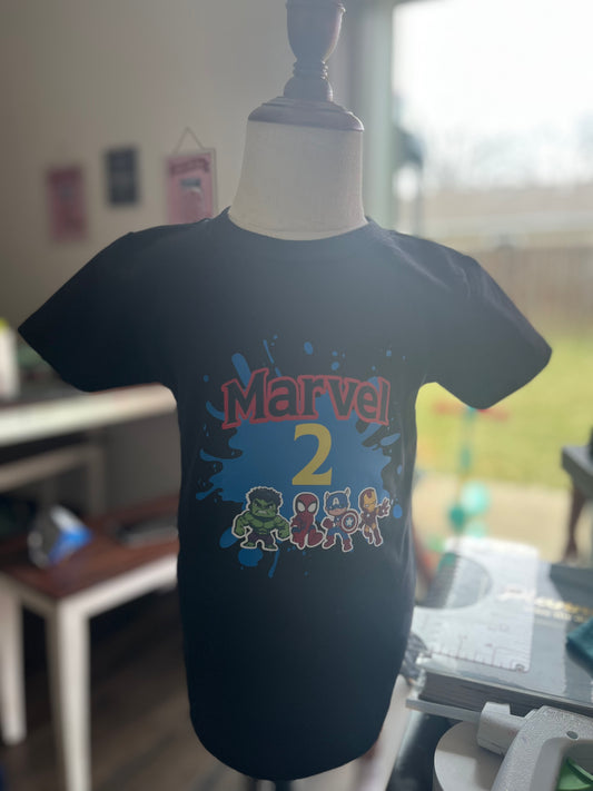 Marvel Birthday shirt