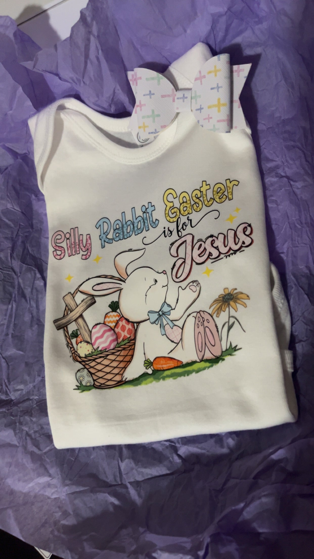 Custom Easter onesie